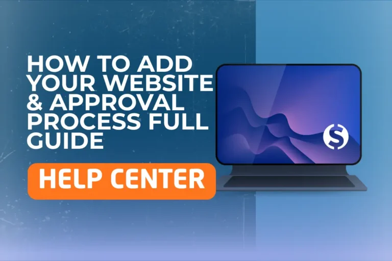 PopCash Website Approval: 3 Easy Steps to Add Your Site & Go Live Fast HelpCenter-How-to-Add-Your-Website-Website-Approval-Process-A-Complete-Guide